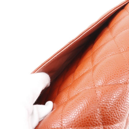 Chanel Deca Matelasse 30 Double Chain Shoulder Double Flap A58600 Caviar Skin