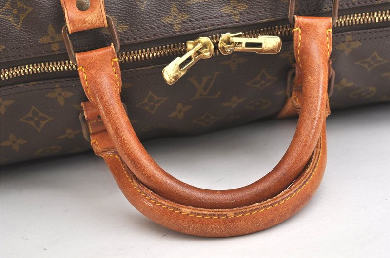 Louis Vuitton Monogram Keepall 60 Travel Boston Bag Old Shape LV 3218n