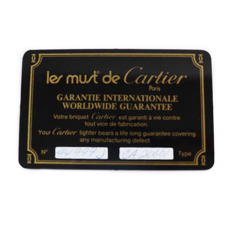 Cartier Trinity Hairline Oval Roller Smoking Tool Gas Lighter