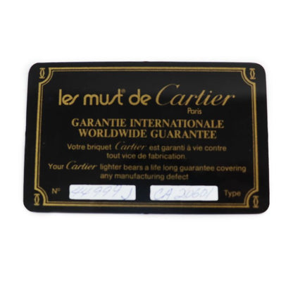 Cartier Trinity Hairline Oval Roller Smoking Tool Gas Lighter