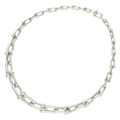 Tiffany & Co Hardwear Hardware Graduated Link Silver Necklace Men's 18inch