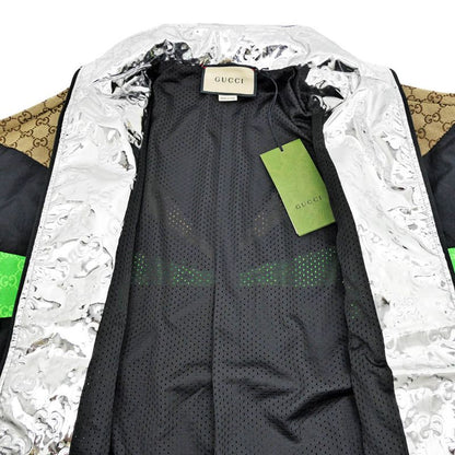 Gucci Nylon Zip Up Jacket XS Size Black 747061 Long Sleeve Nylon