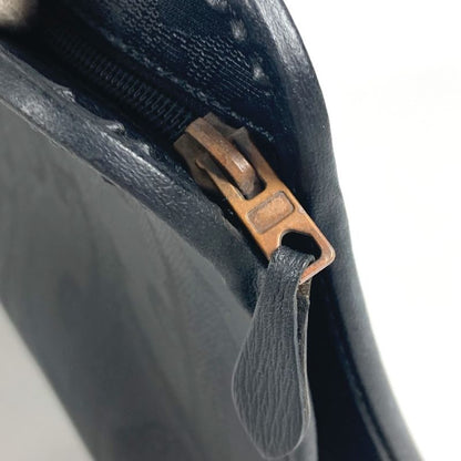 DIOR Second Bag Logo Pvc/leather Navy