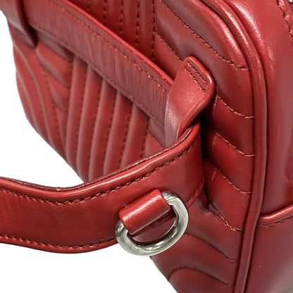 Prada Waist Pouch Diagram Red Leather