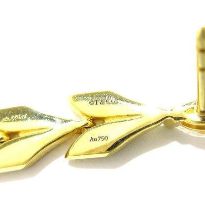 Tiffany & Co Earrings Victoria Vine Drop 18K Yellow Gold X Diamond Victoria /