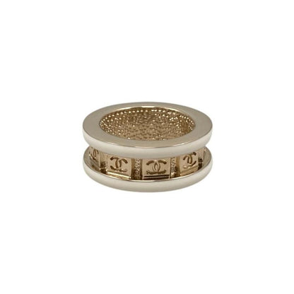 Chanel Ring Coco Mark Abc394 B24c No 13 Gold White Chanel