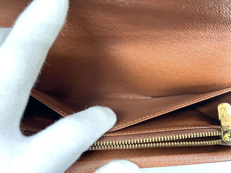 Louis Vuitton Monogram Pochette Portmonnaie Cles Di Long Wallet M61726 Brown