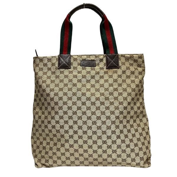 Gucci Sherry Line 131233 GG Canvas Bag Tote Bag Women
