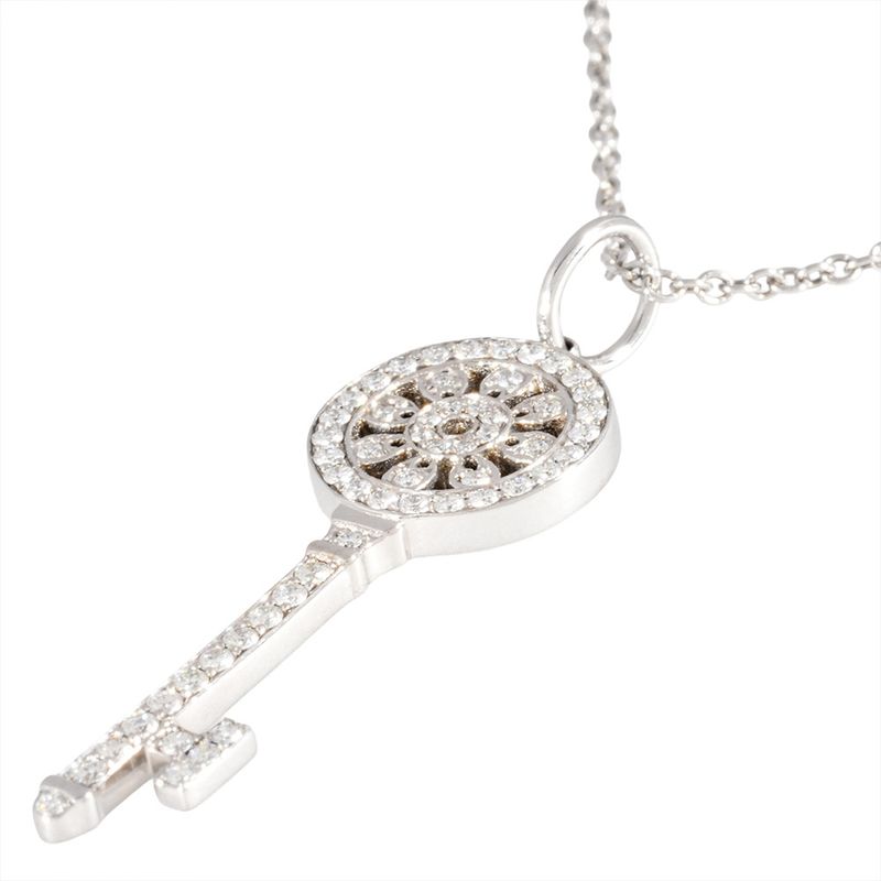 Tiffany & Co Tiffany & Co Petalky Mini Necklace Diamond Pt950 43g Platinum