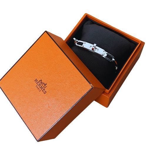 Hermes Bracelet Simple Tour De Force 7 Frames Silver 925 Silver