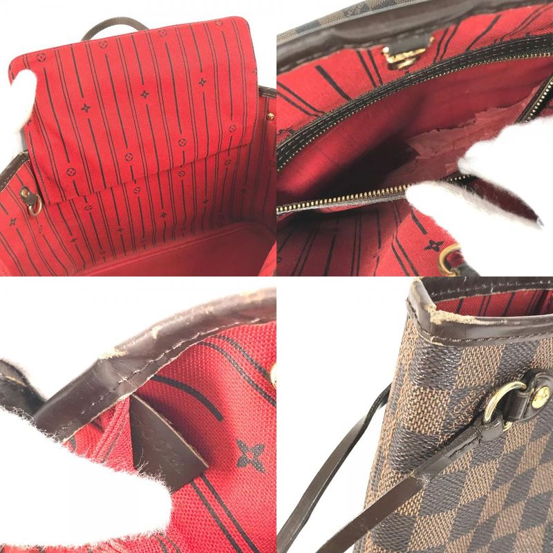 Louis Vuitton Handbag Neverfull PM N40600 Damier Canvas Ebène Brown
