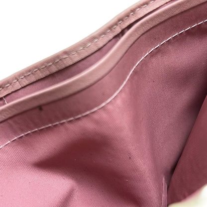 Dior/christian Dior Trifold Wallet Trotter Ivory And Light Pink Leather