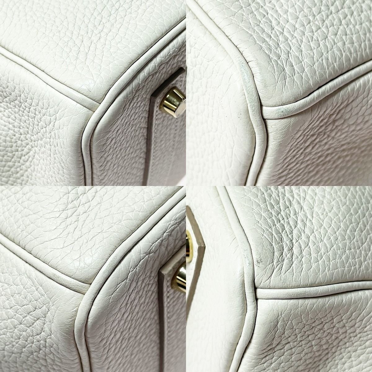 Hermes Birkin 35 Togo Cle Handbag Ladies Gold Hardware Key Cadena Crochette