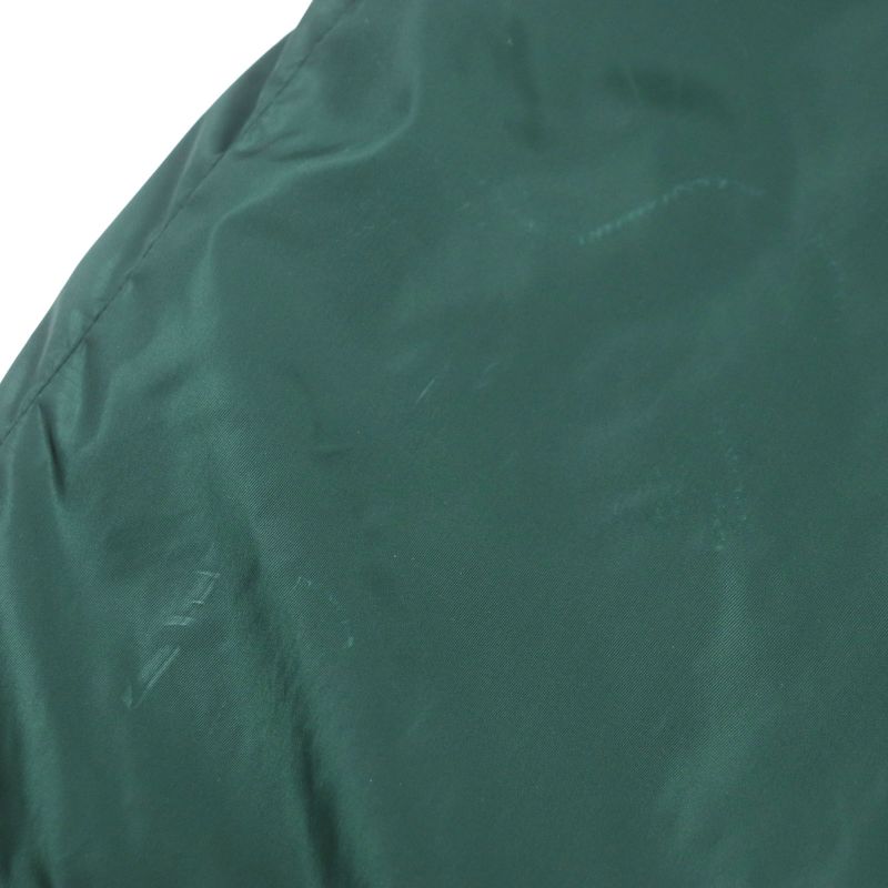 Gucci 590746 GG Pattern Hooded Cotton Double Zip Up Coat Mountain Hoodie Green