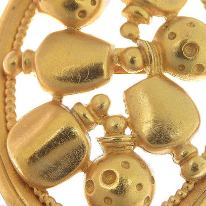 Dior Perfume Bottle Perfume Motif Vintage Gold Plated Ladies 17.4g Brooch