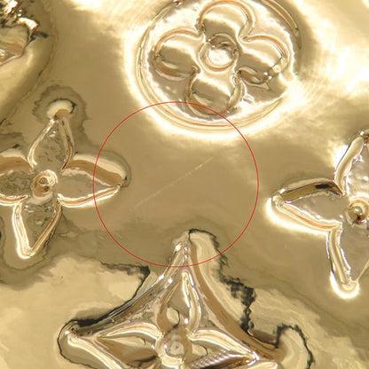 Louis Vuitton Tote Bag Sac Pla Mirror Vinyl Dre Gold Hardware Gold M40268