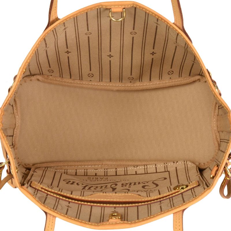 Louis Vuitton Neverfull PM Tote Bag Monogram Canvas M40155 Brown Vi2150 Women