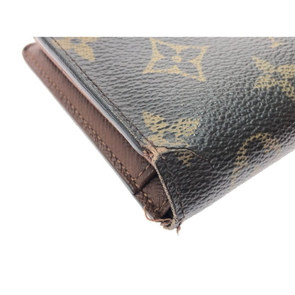 Louis Vuitton Women's Bifold Wallet Clasp Monogram Portomone Bier Viennois