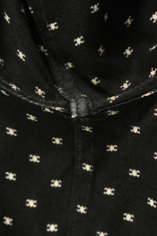 Celine 24SS 2c946313v Micro Triomphe Hawaiian Loose Silk Short Sleeve Shirt