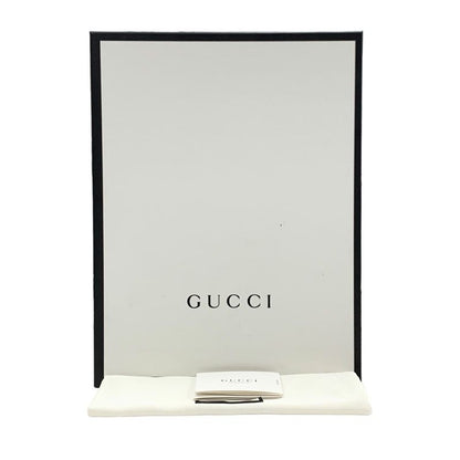 Gucci Boots Short Boots Shoes Leather Black Gold Chain Belt