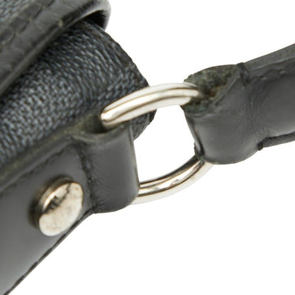 Louis Vuitton Damier Graphite Danielle MM Crossbody Shoulder Bag N58029 Black