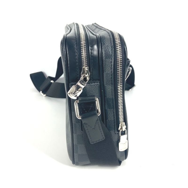 Louis Vuitton Trocadero Shoulder Bag N40087 Damier Graphite Canvas Black