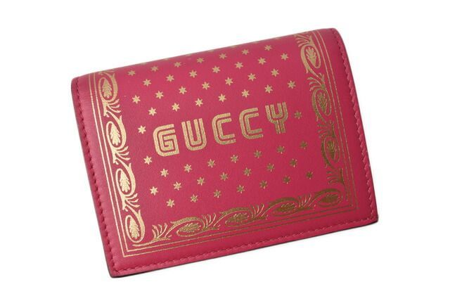 Gucci Mini Wallet Coin Case Gucci Guccy Folded Wallet SEGA Collaboration Pink