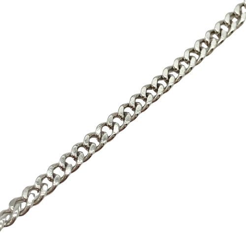 DIOR Necklace Plated Metal Plated Metal Vintage Logo Round Silver