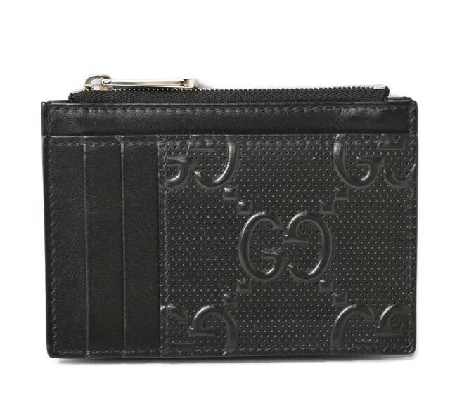 Gucci Coin Case Card Case Unisex Gucci Mini Wallet Coin Purse GG Signature
