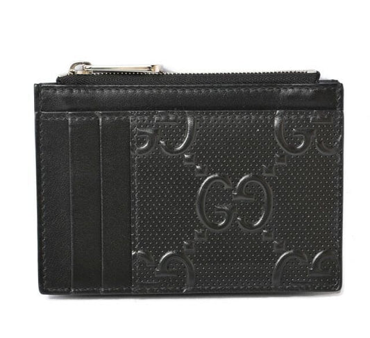 Gucci Coin Case Card Case Unisex Gucci Mini Wallet Coin Purse GG Signature