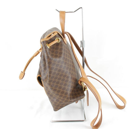 Celine Ce06-1 Backpack/daypack PVC Coated Canvas/leather Brown