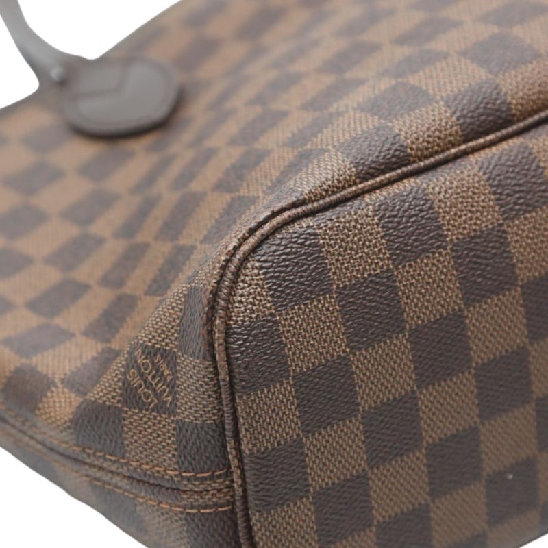 Louis Vuitton N51109 Damier Handbag Neverfull PM Handbag Louis Vuitton Brown