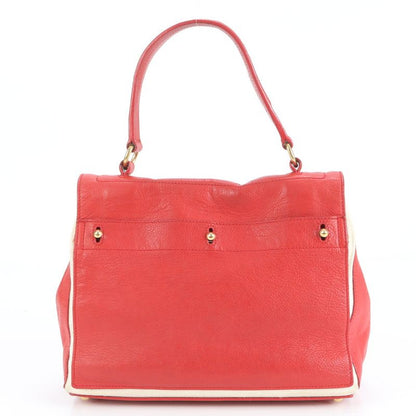 YSL Yves Saint Laurent Muse To Leather Tote Bag Shoulder Hand Gold Hardware