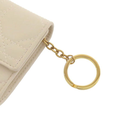 Christian DIOR Cannage Key Case Calf Women