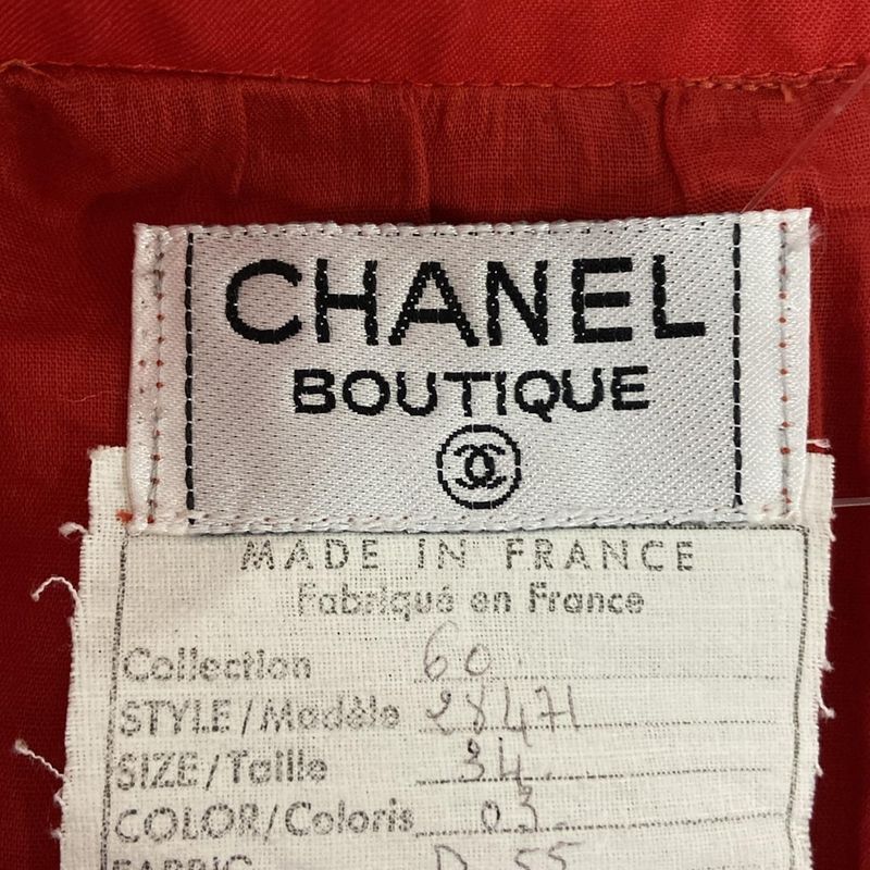 Chanel Miniskirt Size 34 S Women - 28471 Red