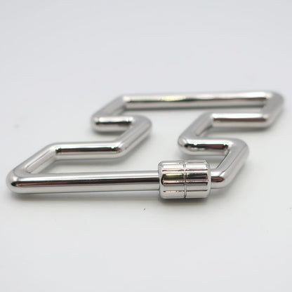 Hermes Key-ring Key Holder H Logo Silver- Accessories Small Items