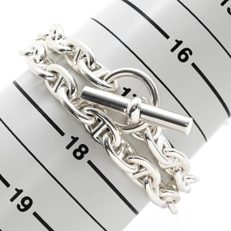 Hermes Necklace Chaine D'ancre PM Silver 925 Silver Star Ring Silver Ag925 43