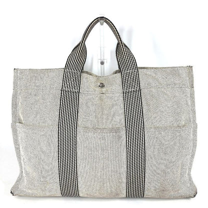 Hermes Handbag New Fourre Tout Tote MM Cotton Grayish