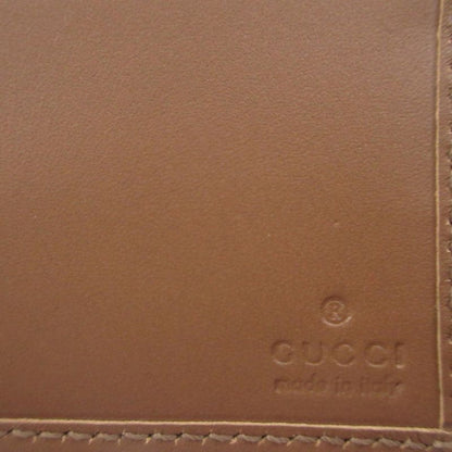 Gucci Flora Mini Infinity Canvas Leather White Brown Bifold Wallet Billfold