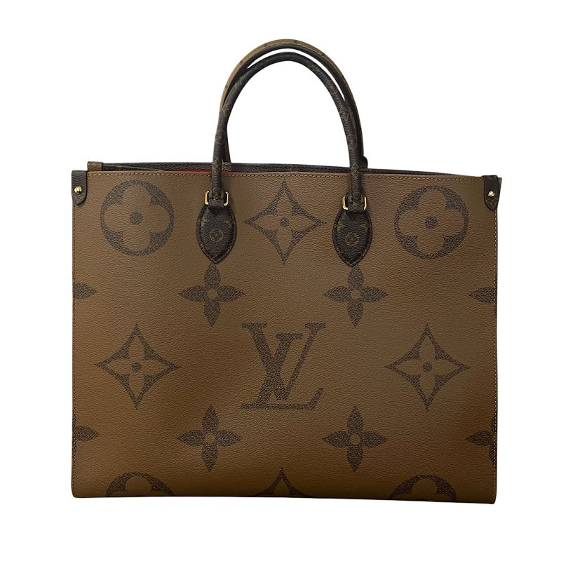 Louis Vuitton Tote Bag Monogram Reverse Monogram Reverse On-the-go GM Brown