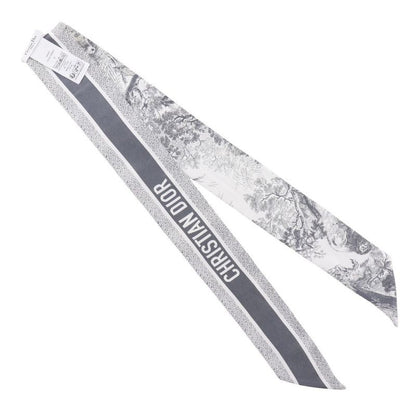 [dior] Christian Dior Mitzah Toile De Jouy Sauvage Ribbon Scarf 15jou106i602