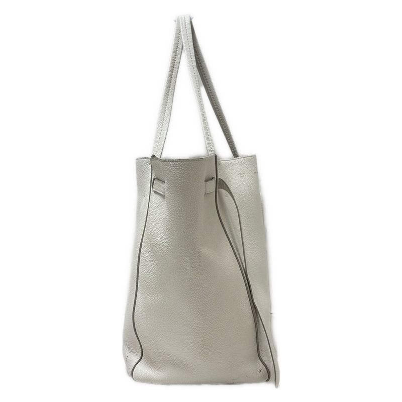 Celine Tote Cabas Phantom Small With Tassel 176023tni01bc White Leather