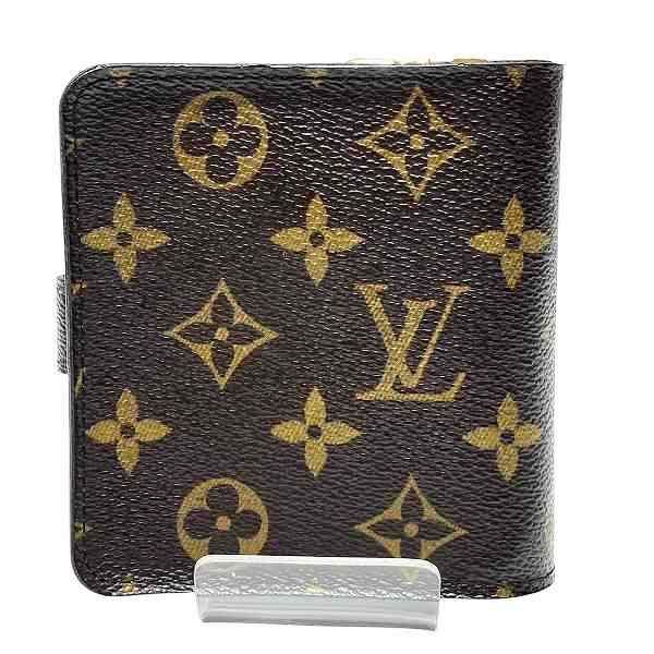 Louis Vuitton Monogram Compact Zip M61667 Bifold Wallet Unisex