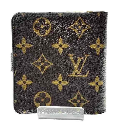 Louis Vuitton Monogram Compact Zip M61667 Bifold Wallet Unisex