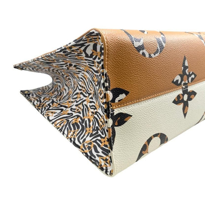 Louis Vuitton Tote Bag On-the-go GM M44675 Monogram/jungle Ivoire Brown Louis