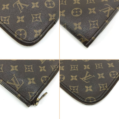 Louis Vuitton Monogram Document Case M53456 Brown