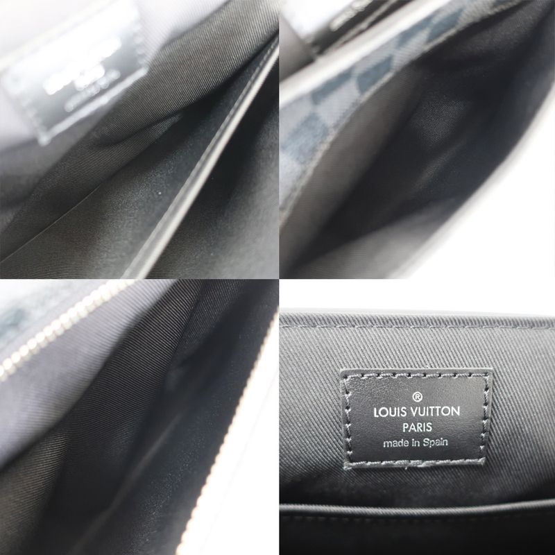 Louis Vuitton District PM Damier Graphite N42710 Shoulder Bag Black
