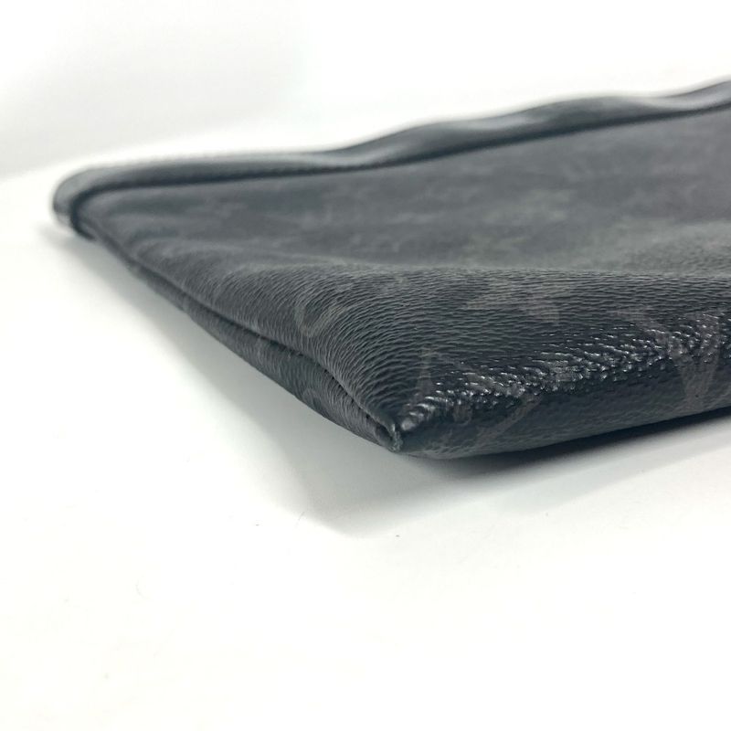 Louis Vuitton Pochette Discovery Clutch Bag M62291 Monogram Eclipse Canvas Black