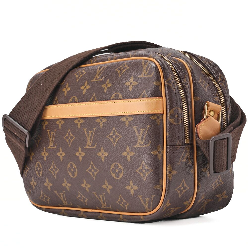 Louis Vuitton Monogram Reporter PM Shoulder Bag Monogram Brown (gold Hardware)