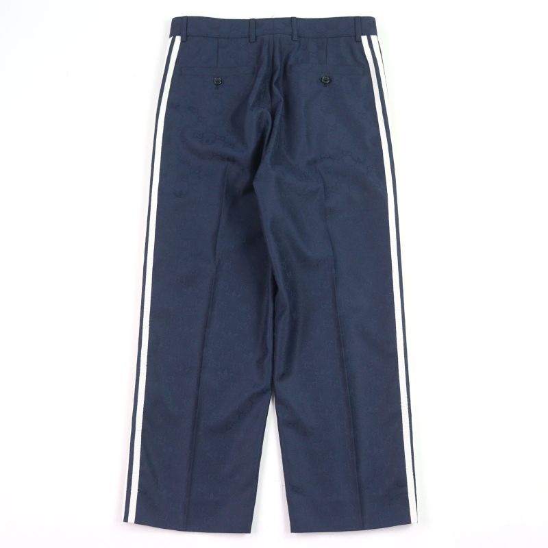 Gucci X Adidas Gucci X Adidas 710399 Trefoil Jacquard GG Logo Sideline Slacks
